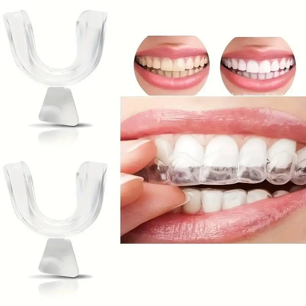 2/4/6Pcs Teeth Tray Dental Mouth Guard Whitening Braces Oral Hygiene Care Prevent Tooth Grinding At Night Bleaching Teeth Tools