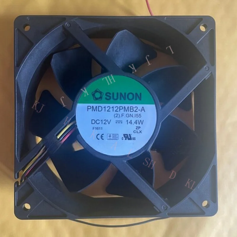 

N FOR SUNON 12038 PMD1212PMB2-A(2). GN 12V 14.4W large volume cooling fan