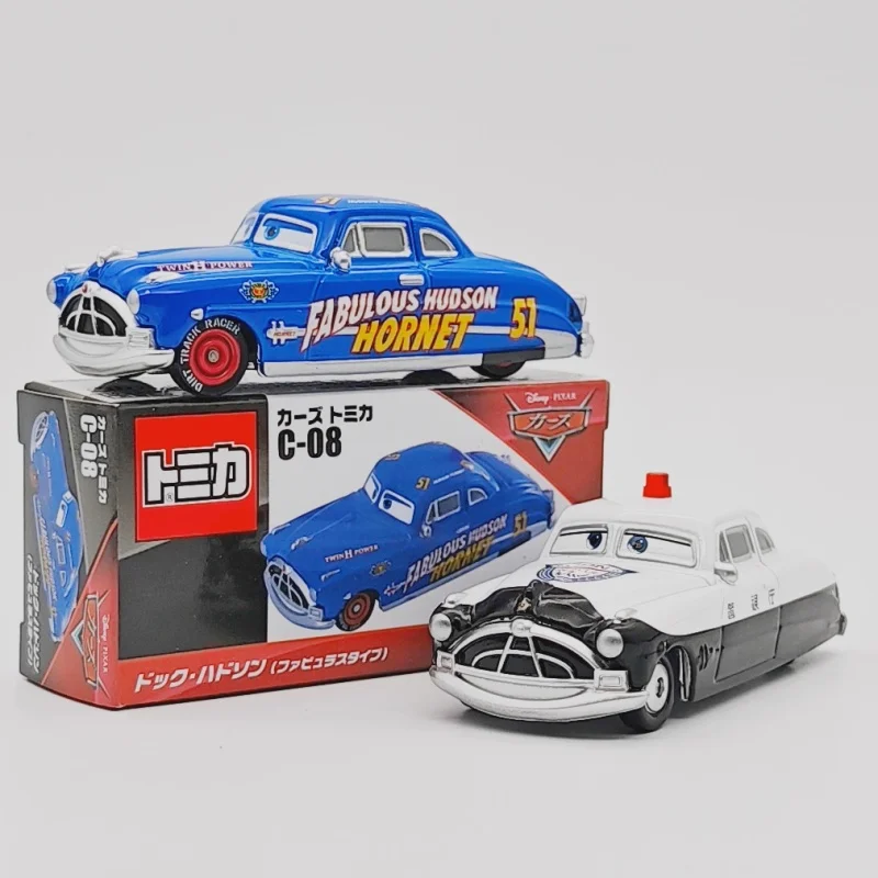 

TAKARA TOMY Disney Cars C-08 Hudson Hornet Модель игрушечного автомобиля из сплава для коллекции мальчиков