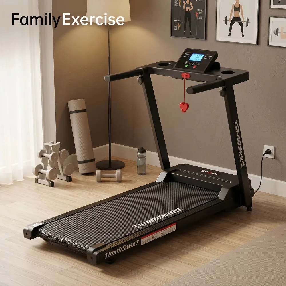 Standard Configuration Best Folding Treadmill Smart Motorized Running Machine Ultra-Quiet Folding Design for Home Cardio