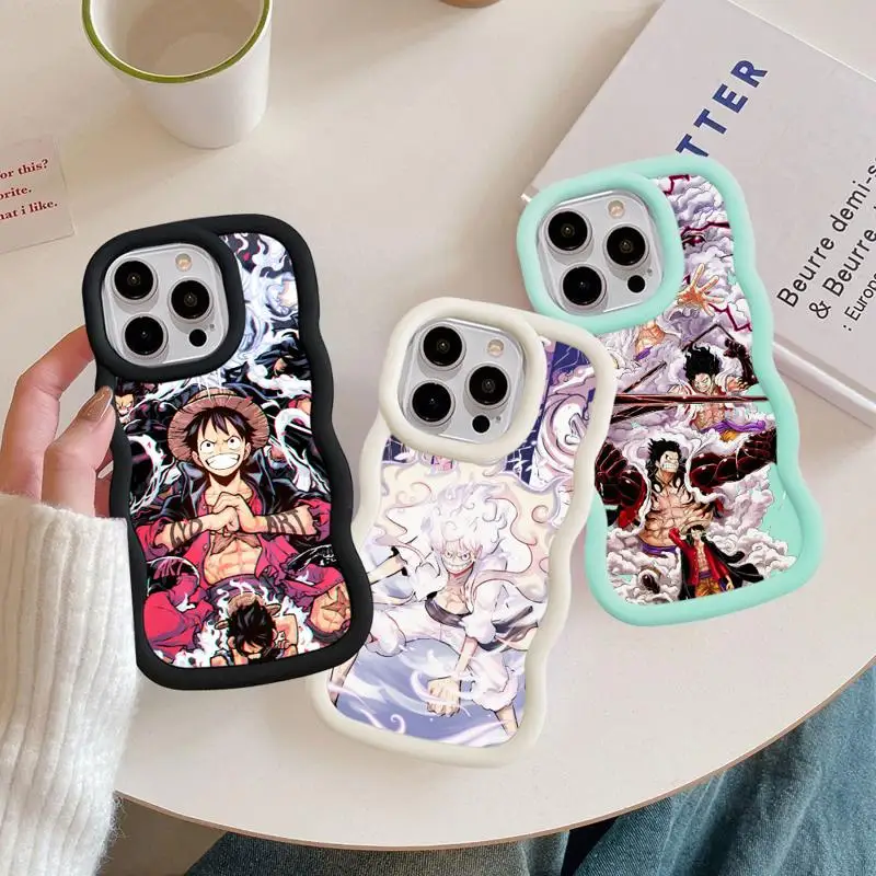 Cartoon Monkey-D-Luffy Phone Case For iPhone 15 14 13 12 11 Pro Max XS X 7 8 Plus Hard Matte Shell Protective Cover Fundas