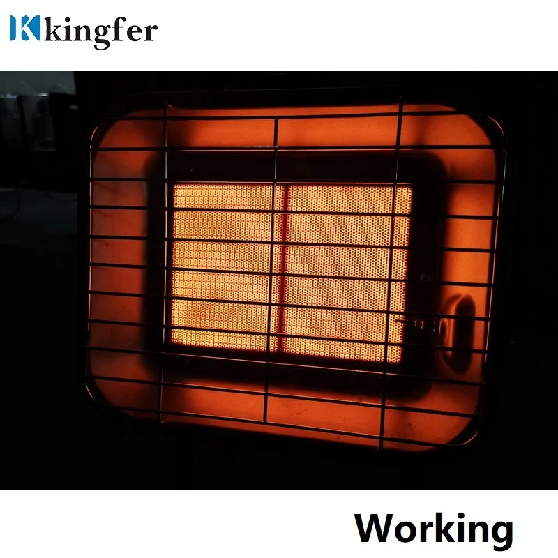 야외용 가스 히터 캠핑 스토브 휴대용 가스 히터, 4.5KW, 안전 장치 포함