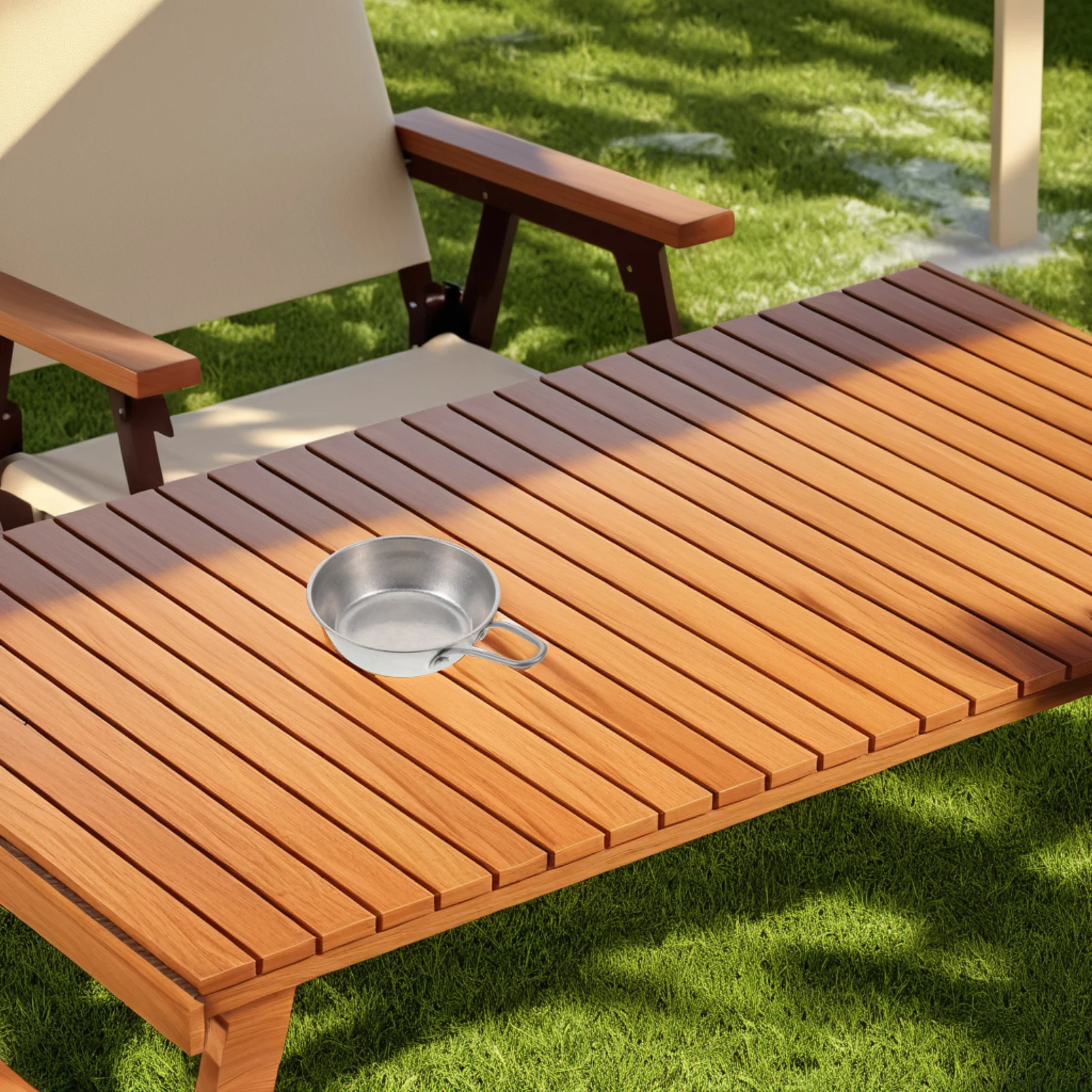 

Camping Bowl Stainless Steel Korean Retro Design Durable Outdoor Picnic Soup Rice Bowl Lightweight Portable 12cm Backpacking