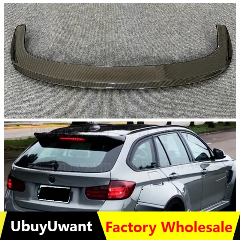 For BMW F31 2013-2018 BMW 3 series Wagon 320i Touring Wholesale Carbon Fiber Rear Trunk Lid Car Spoiler Ducktail Lip Wings