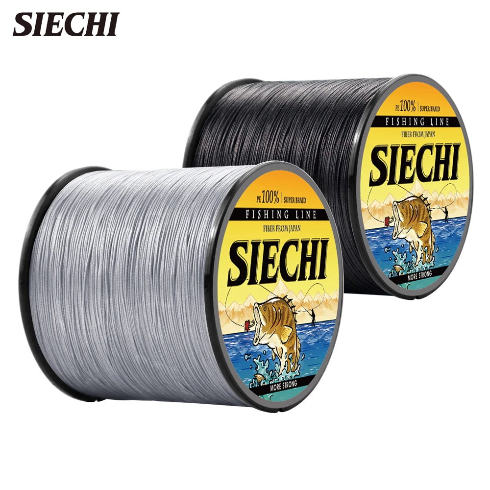 SIECHI X4 Starke 300 M 4 Stränge Geflochtene PE Angelschnur Multifilament 4 Geflecht Draht 10-82LB Karpfen Angeln Zubehör