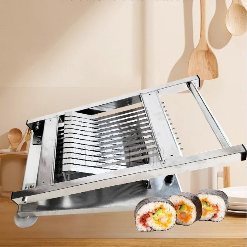 Buruimu Manual Seaweed Sushi Roll Cutter Cutting Machine 304 Stainless Steel
