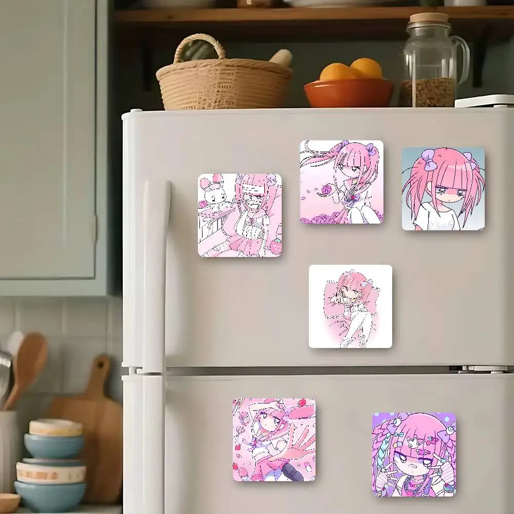 M-Menhera Girl C-Chan Refrigerator Magnetic Fridge Fridge Fridge Souvenir