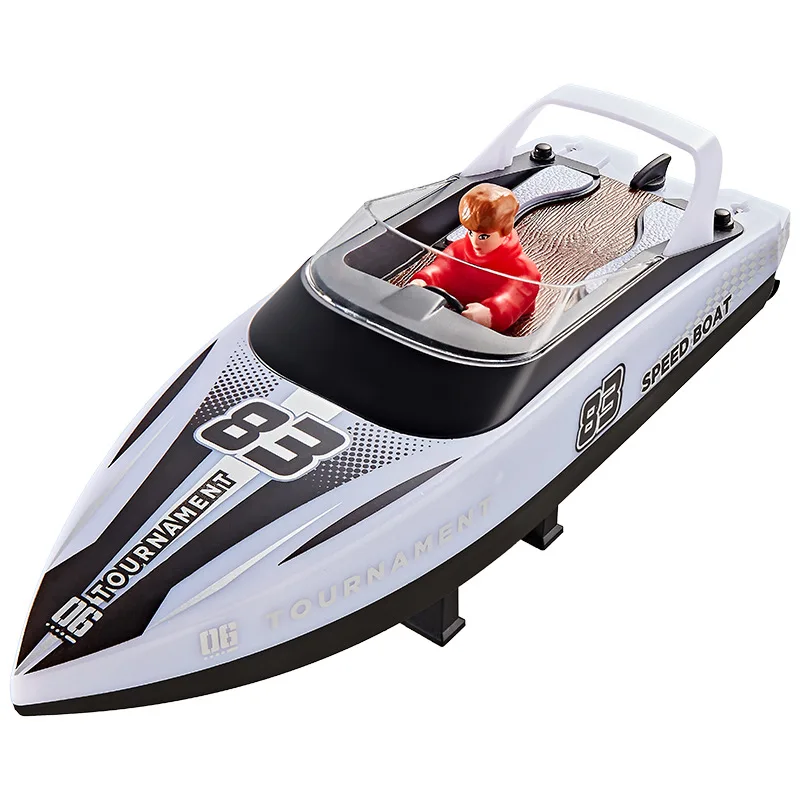 High Speed RC Ship Dual Motor Continuously Variable Transmission Children Electric Toy Water Racing Remote Contol Speedboat Boat