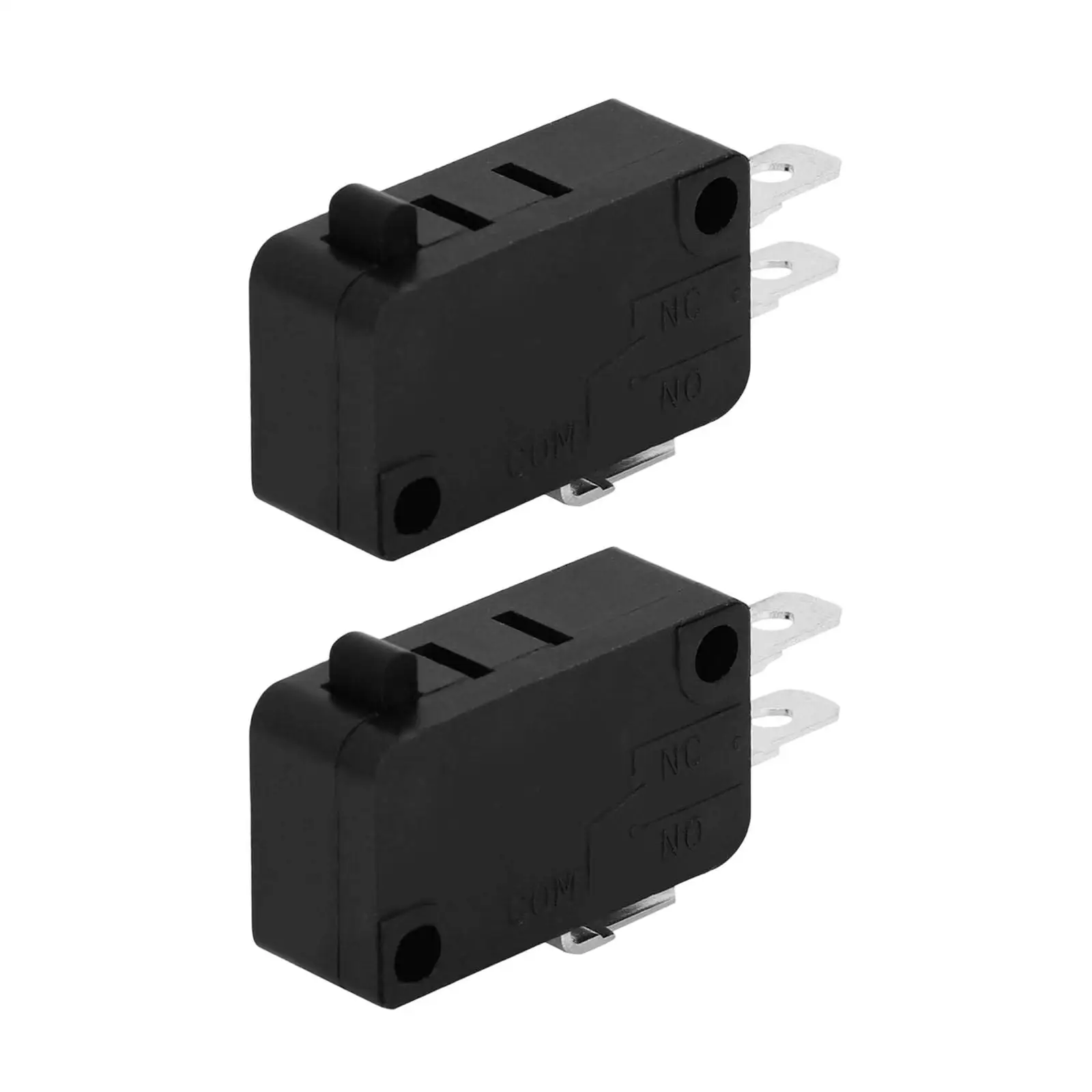 2 Pieces kW7-0 Micro Switch,16A 125V/250V Microswitches,Snap Action Button Limit Switch for Microwave Push Button,Appliance