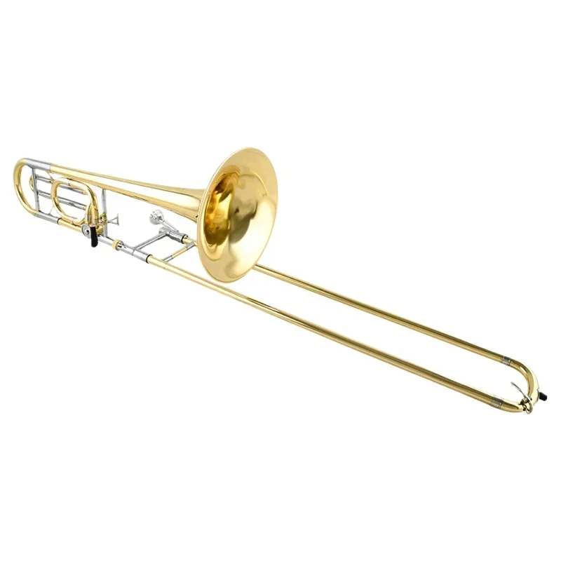 Gold Trombone, Tenor Variant Trombone, B/F Flat, Beginner Grade Exam Solo Instrument JYTB-E118G