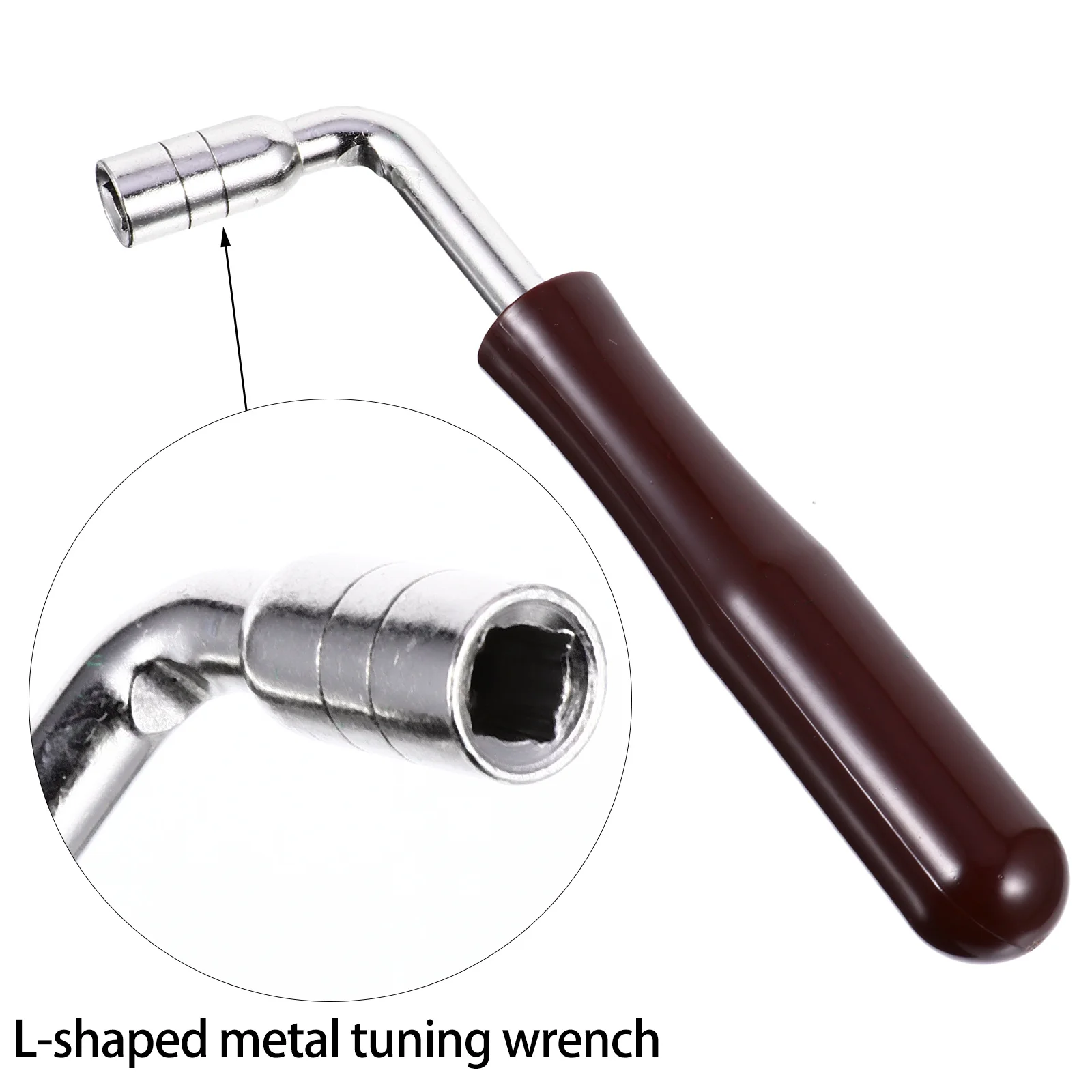 

1Set Piano Tuning Kit Includes Wrench Rubber Mutes Felt Temperament Strip Piano Repairing Accessories Tool Rubber Mute