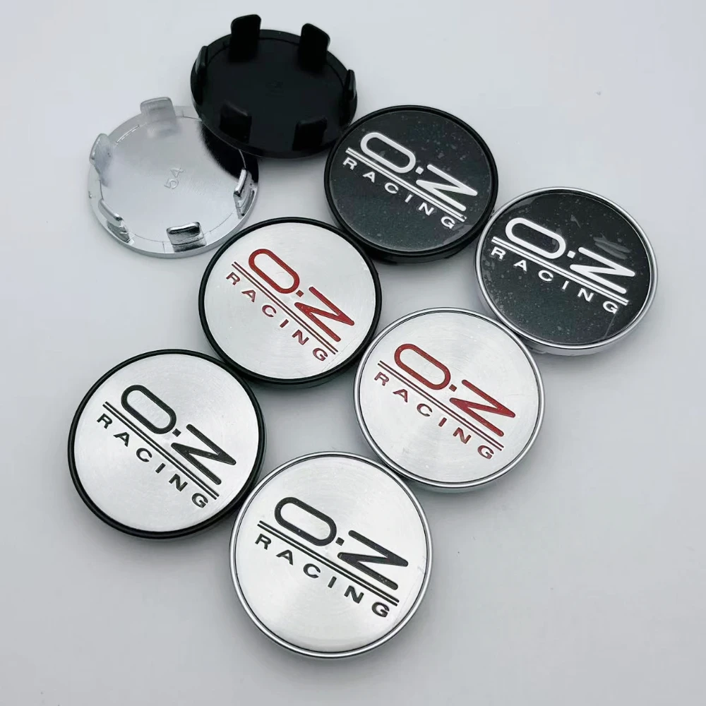 

4pcs/set O.D 54mm Clips 49mm Car Wheel Center Caps OZ O.Z Racing Logo Emblem Badge Wheel Rims Dust Cover Hubcaps Car Accessories