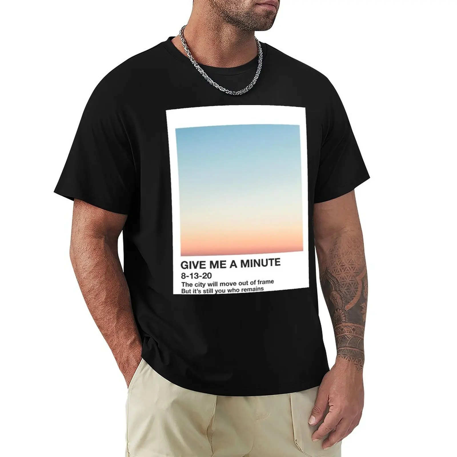 Give Me A Minute Pantone Design T-Shirt Halloween Theme T-Shirt