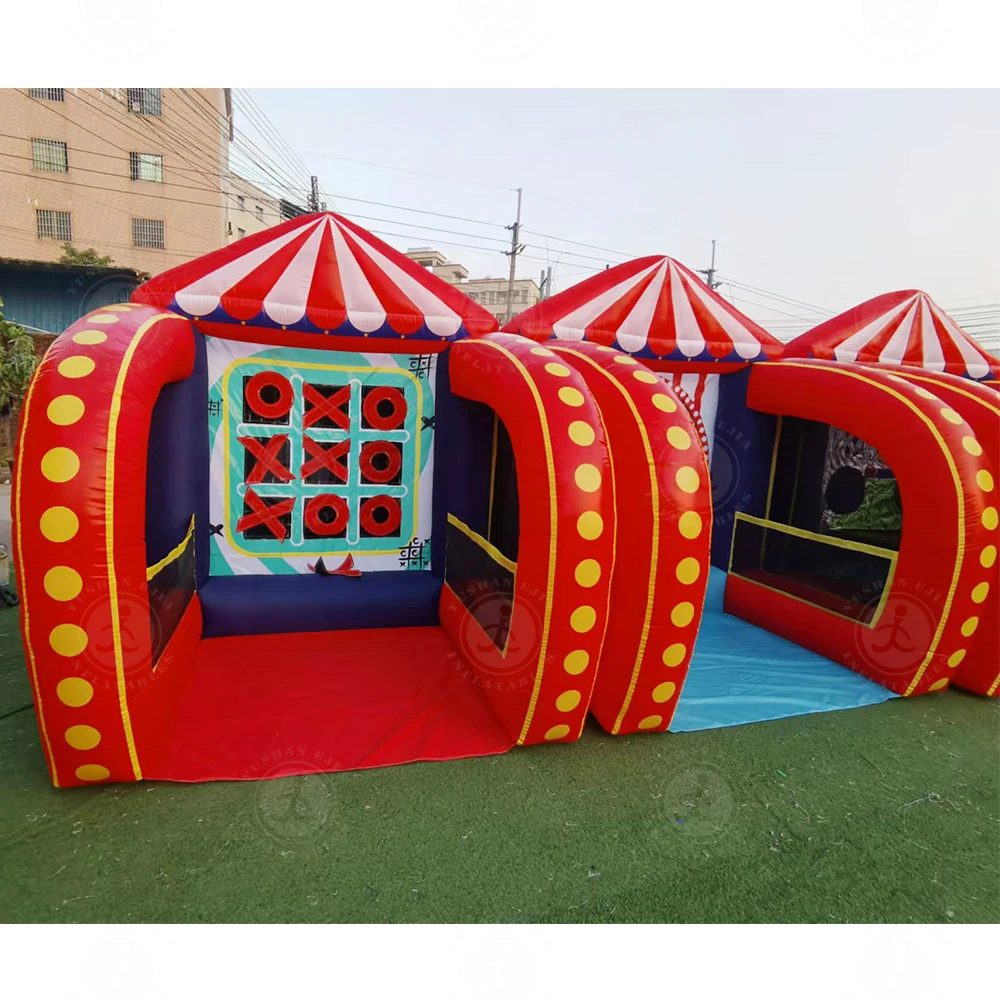 Inflatable Carnival Game Tent for Outdoor Events and Family Fun, Durable & Easy to Set up