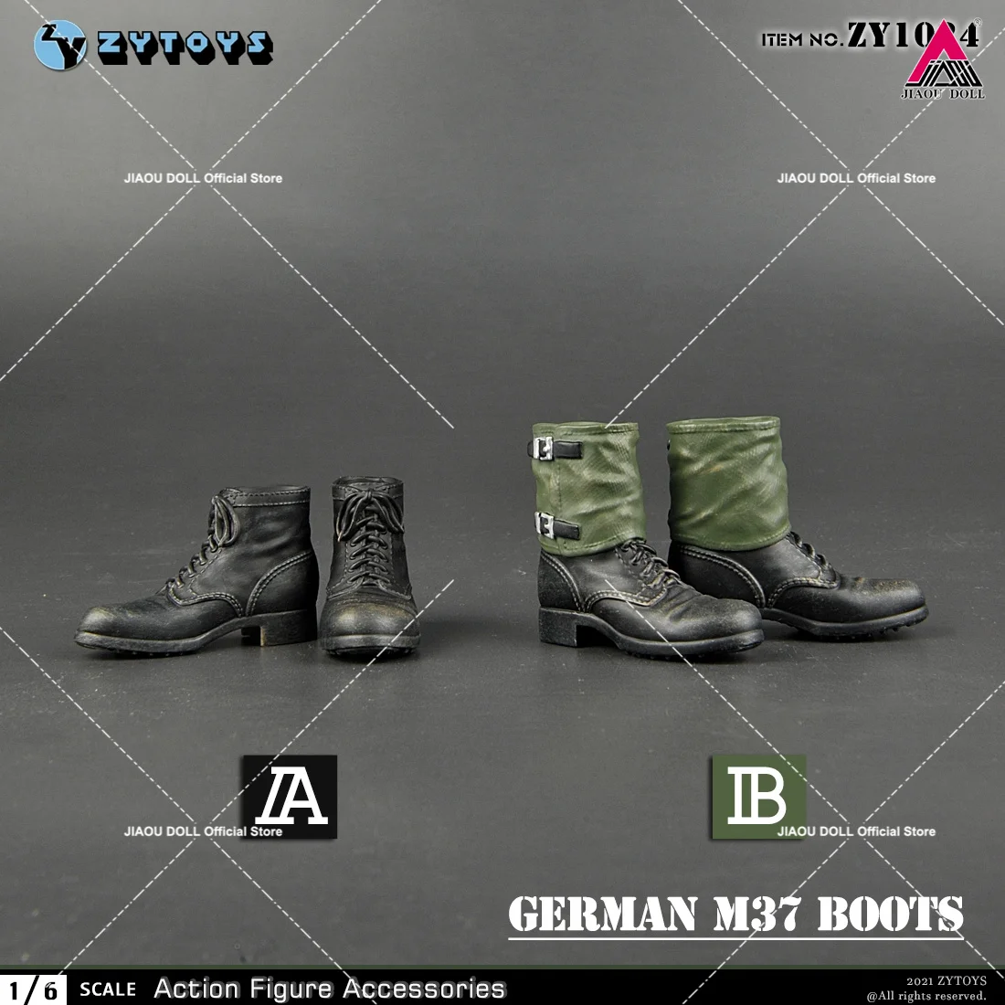 ZYTOYS ZY1024 ZY1038 1/6 bottes de Combat WWII bottes hautes militaires chaussures modèle adapté 12 ''mâle soldat figurine corps poupées jouet
