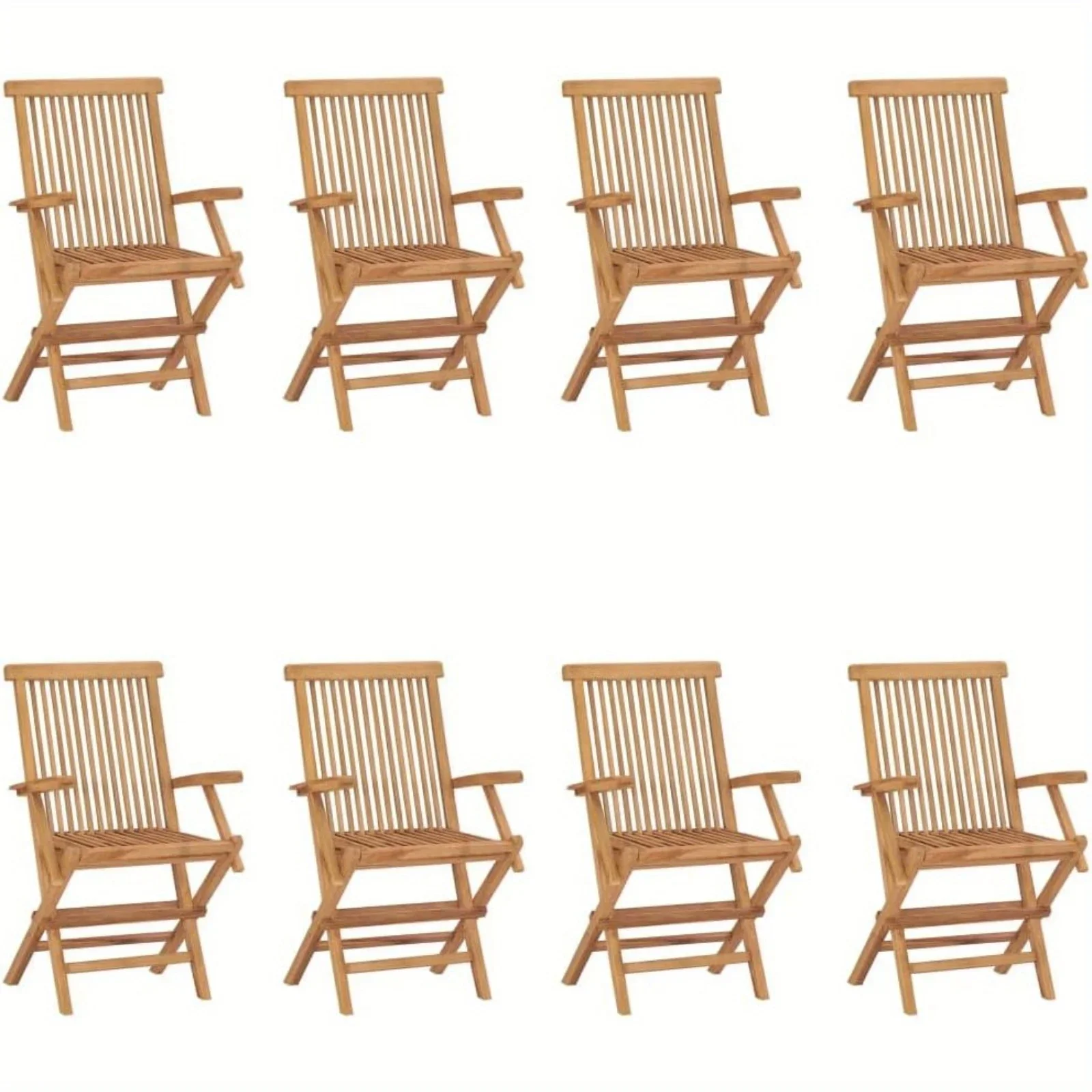 

Premium Outdoor Furniture Set: 8-Piece Folding Patio Chairs, Durable and Stylish, Perfect for Gardens