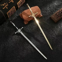 1pc Punk Metal Sword Hair Accessory Chinese Minimalist Hair Stick Diy Hairstyle Design Tool Accessory Women's Hair Clip Hairpin