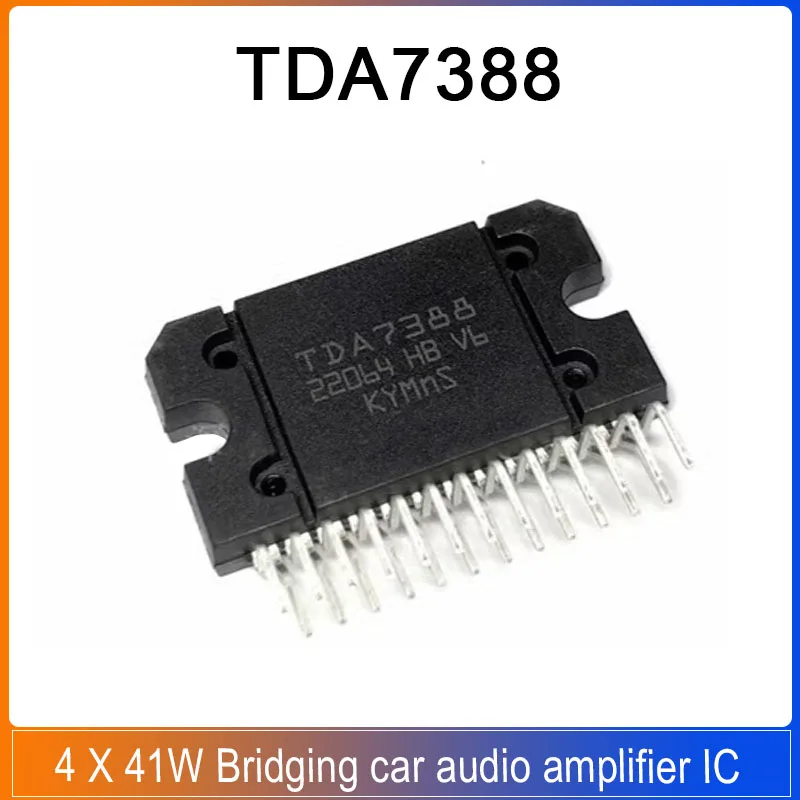 1-5 uds TDA7388 ZIP-25 7388 TDA 4X41W amplificador de potencia automotriz puente cuádruple amplificador de Audio de coche IC