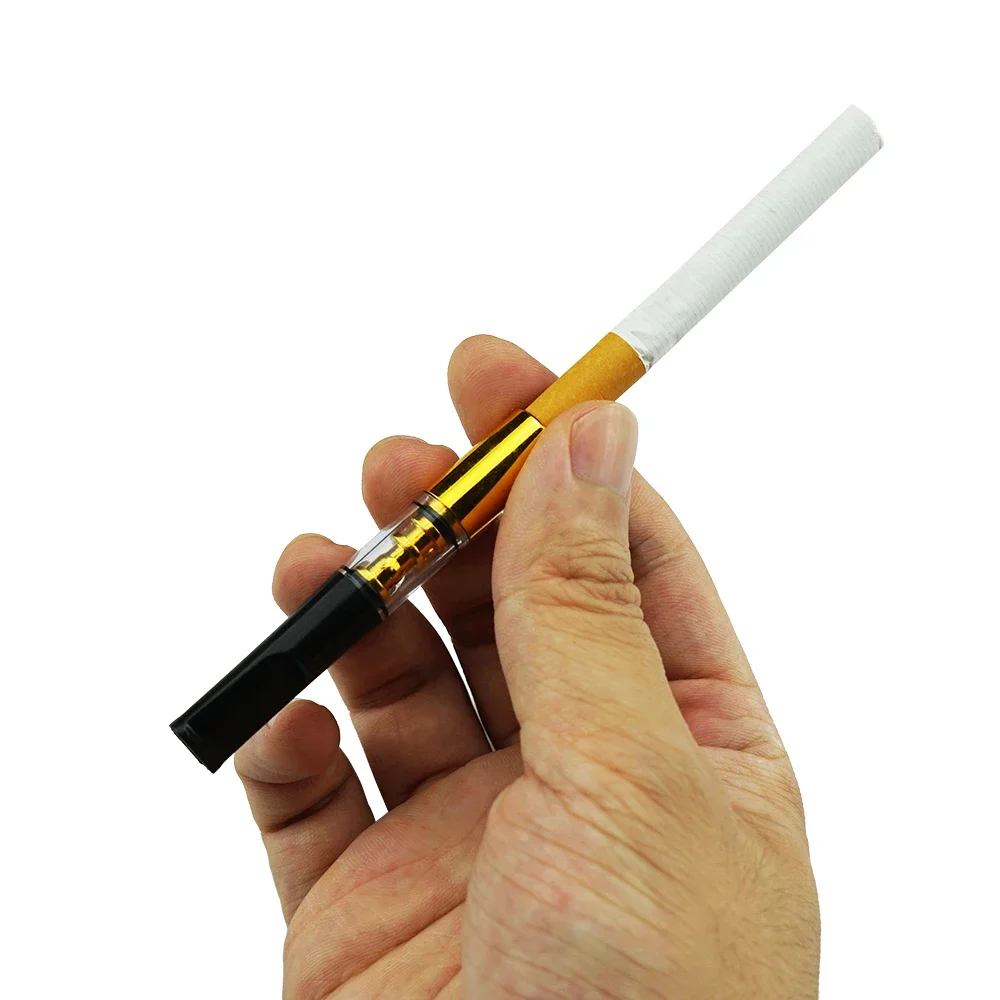 Mini Filtration Tobacco Tar Filter Cleanable Microfilter Cigarette Holder Recyclable Smoke Mouthpiece Filtration