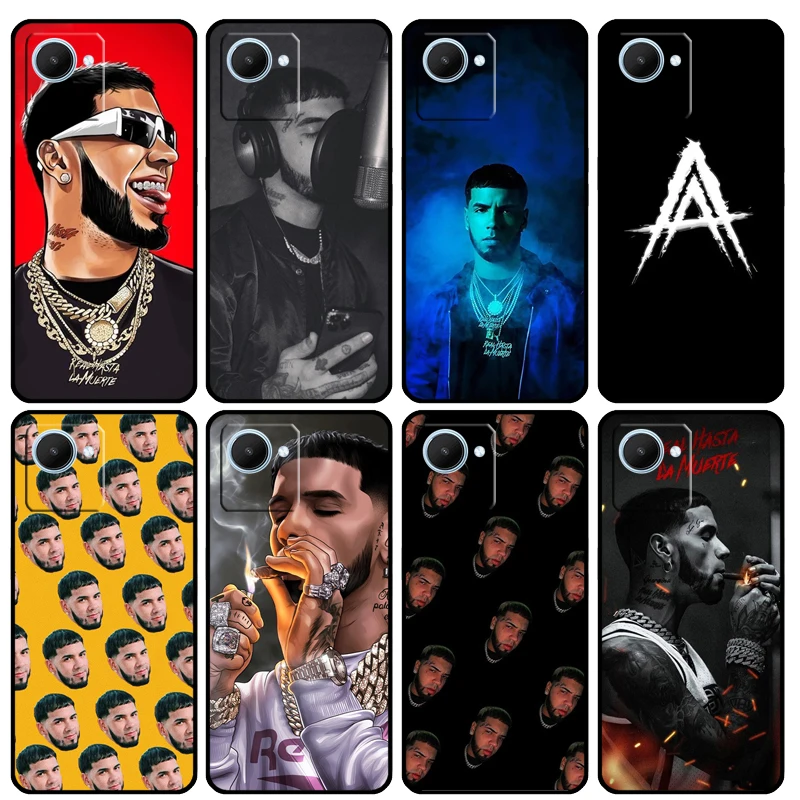 Anuel AA For Realme C30 C31 C33 C35 C53 C55 C11 C15 C25s C21Y GT Neo 5 3T 2T 9 10 11 Pro Plus Case