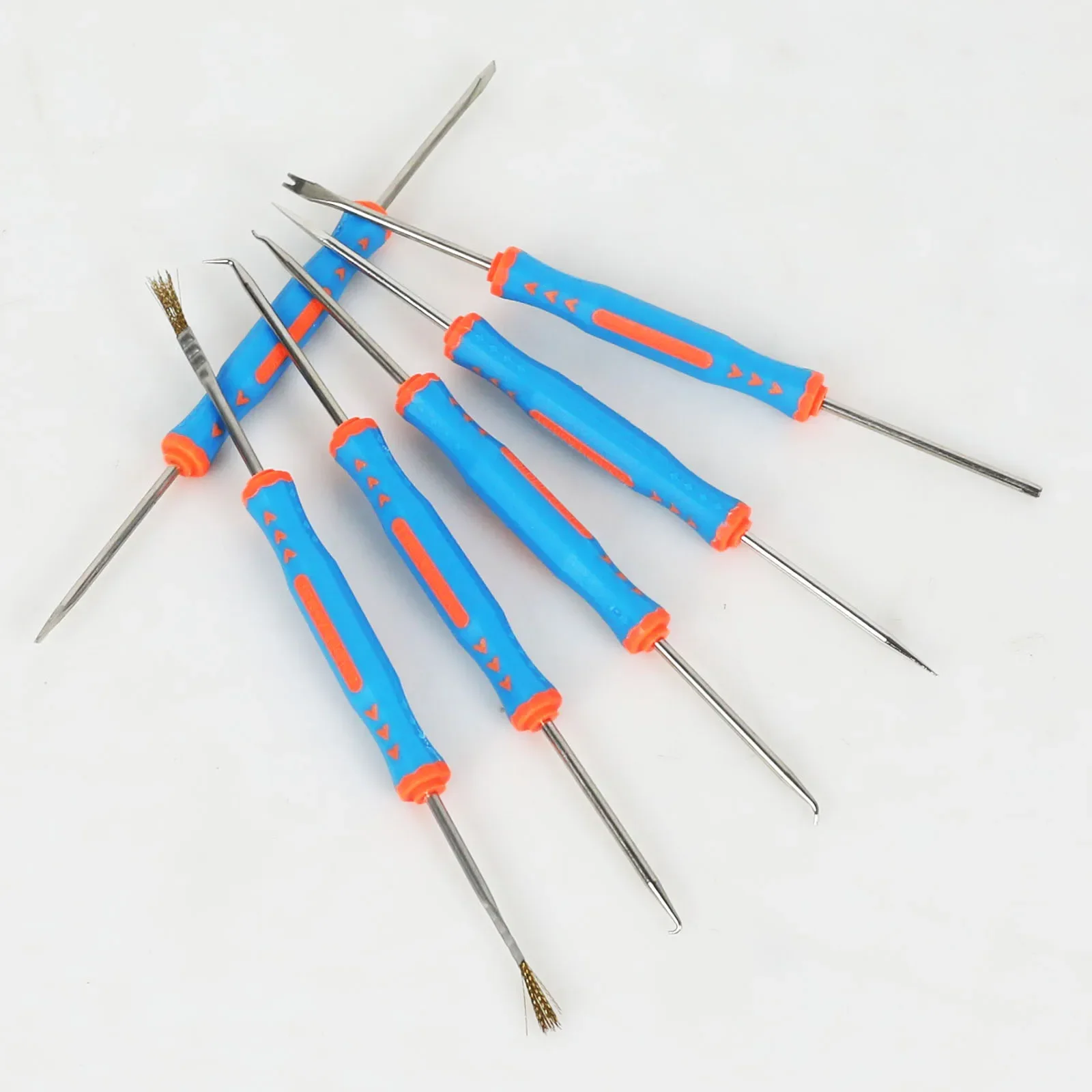 NEWACALOX 6Pcs Desoldering Aid Tool Kit Soldering Aid Assist Tools PCB Cleaning Kit Repair Tool Electronic Heat Assist Set