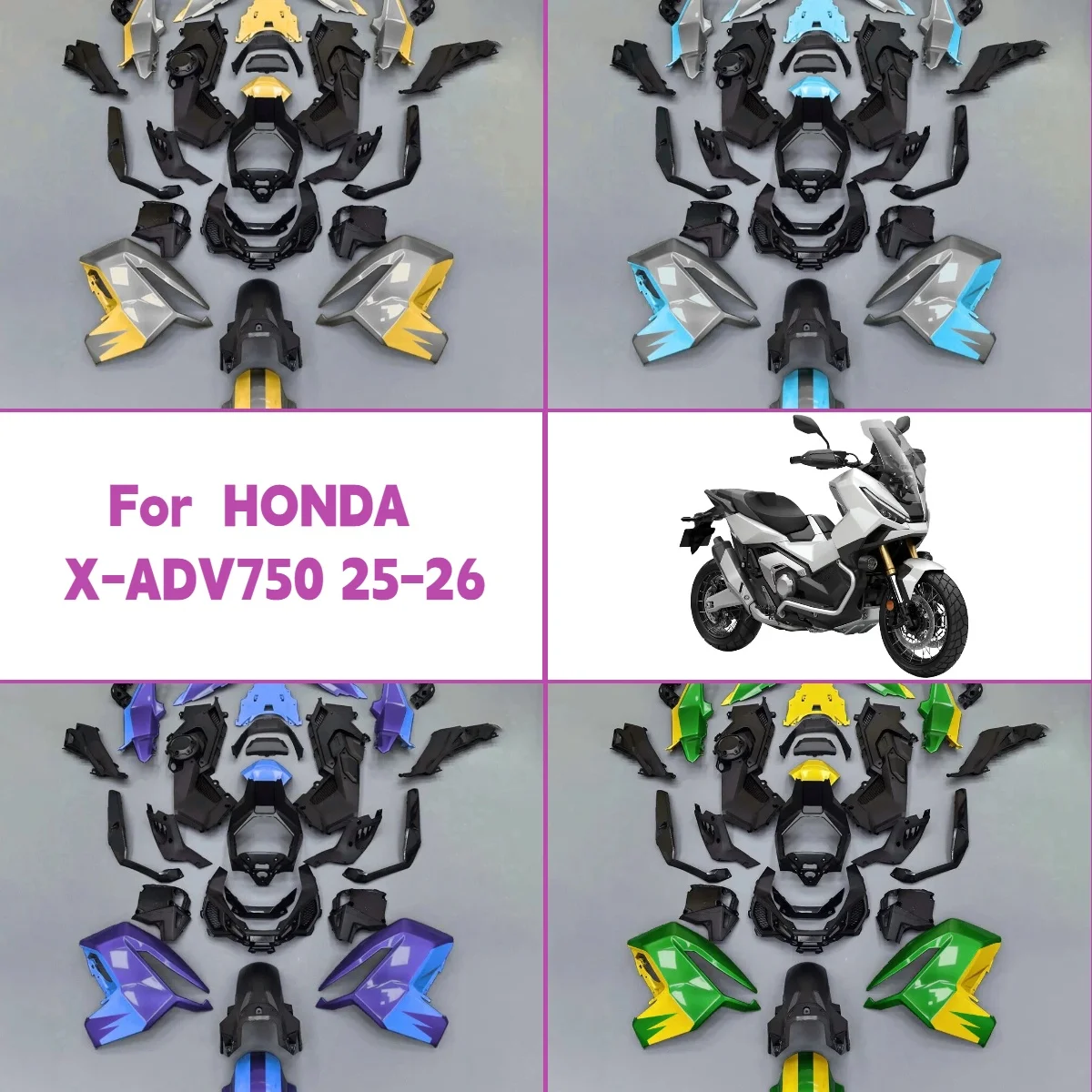 

Injection Fairing Set 2025 2026 X-ADV750 Custom Easy Install Motorcycle Fairings Kit For Honda 25 26 X-ADV 750