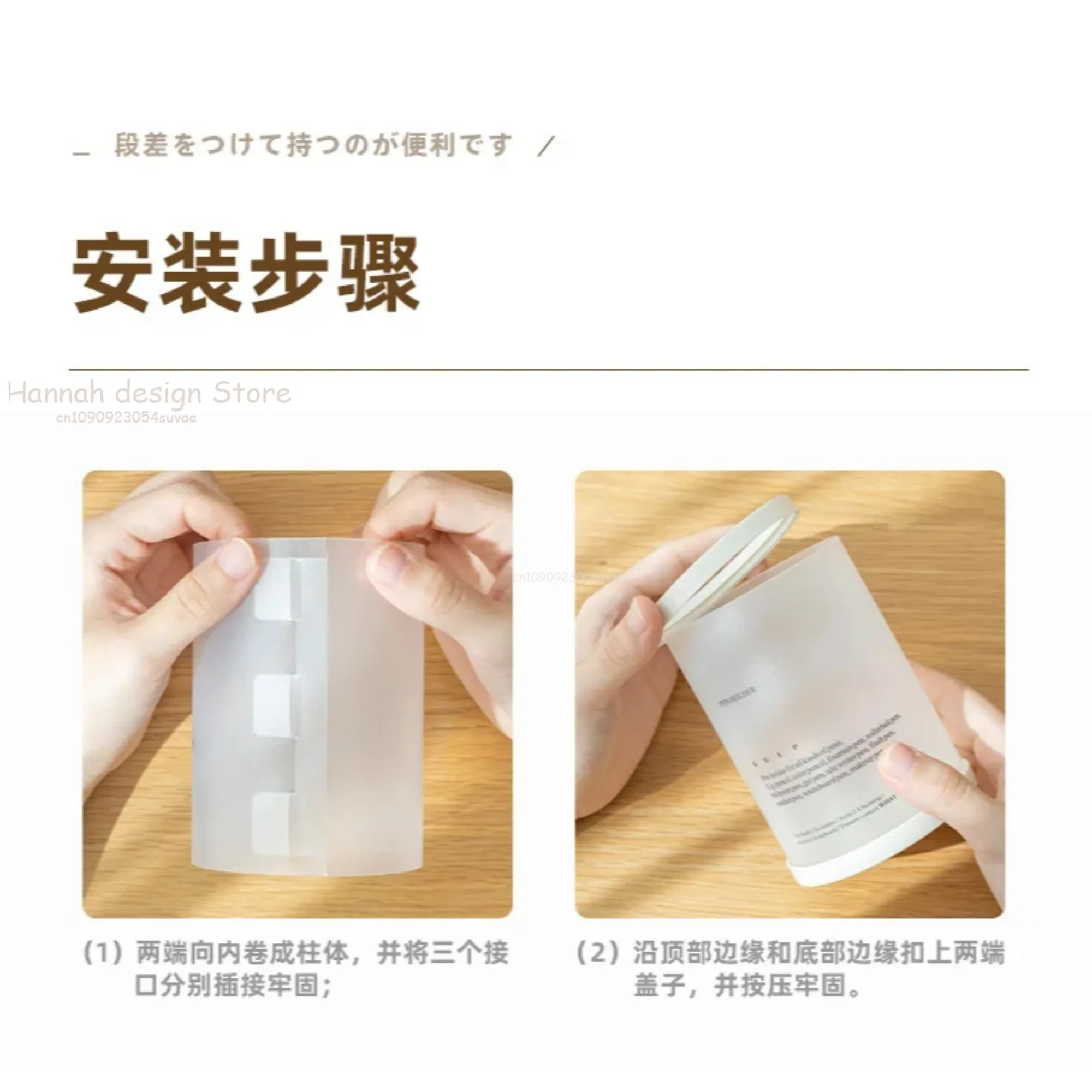 ทรงกระบอกที่ถอดออกได้เดสก์ท็อปผู้ถือปากกาอุปกรณ์สํานักงานดินสอจัดเก็บกล่องเครื่องเขียนของขวัญครู