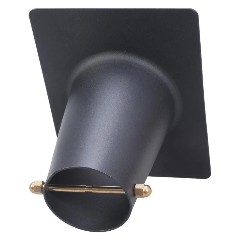 

J0MC Rain Chain Gutter Adapter Black Stainless Steel Texture Gutter Chain Downspout Rain Chain Integration for Outdoor