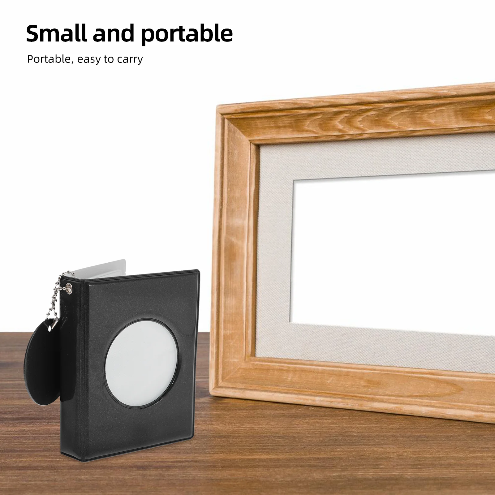 2 قطعة ألبوم صور صغير لبطاقات الصور تصميم مجوف على شكل قلب محمول ألبوم صور صغير تخزين كتاب بطاقة جمع الموثق