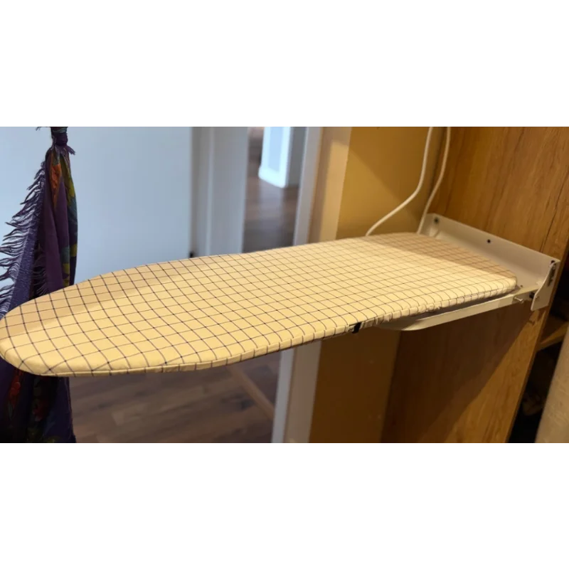 

Wall Mounted Ironing Board with Heat Resistant Cover for Household Wall-mounted Portable Folding Wall-mounted Ironing Board