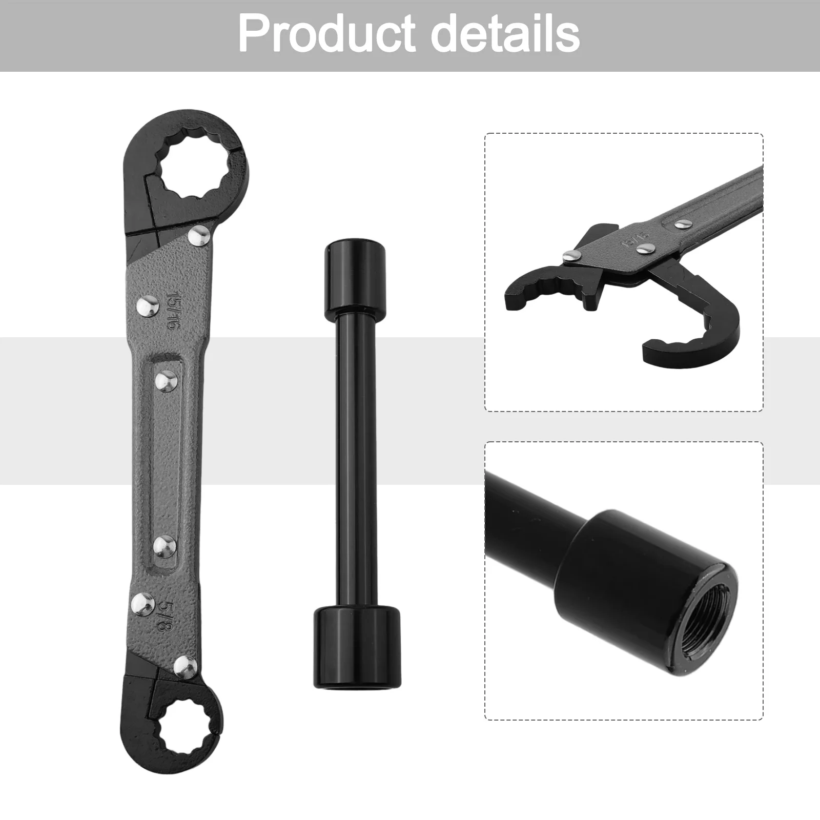 Plumbing Tools Angle Stop Wrench Kit Angle-on Wrench Professional Plumber Wrench For Replacing Compression Angle Stops