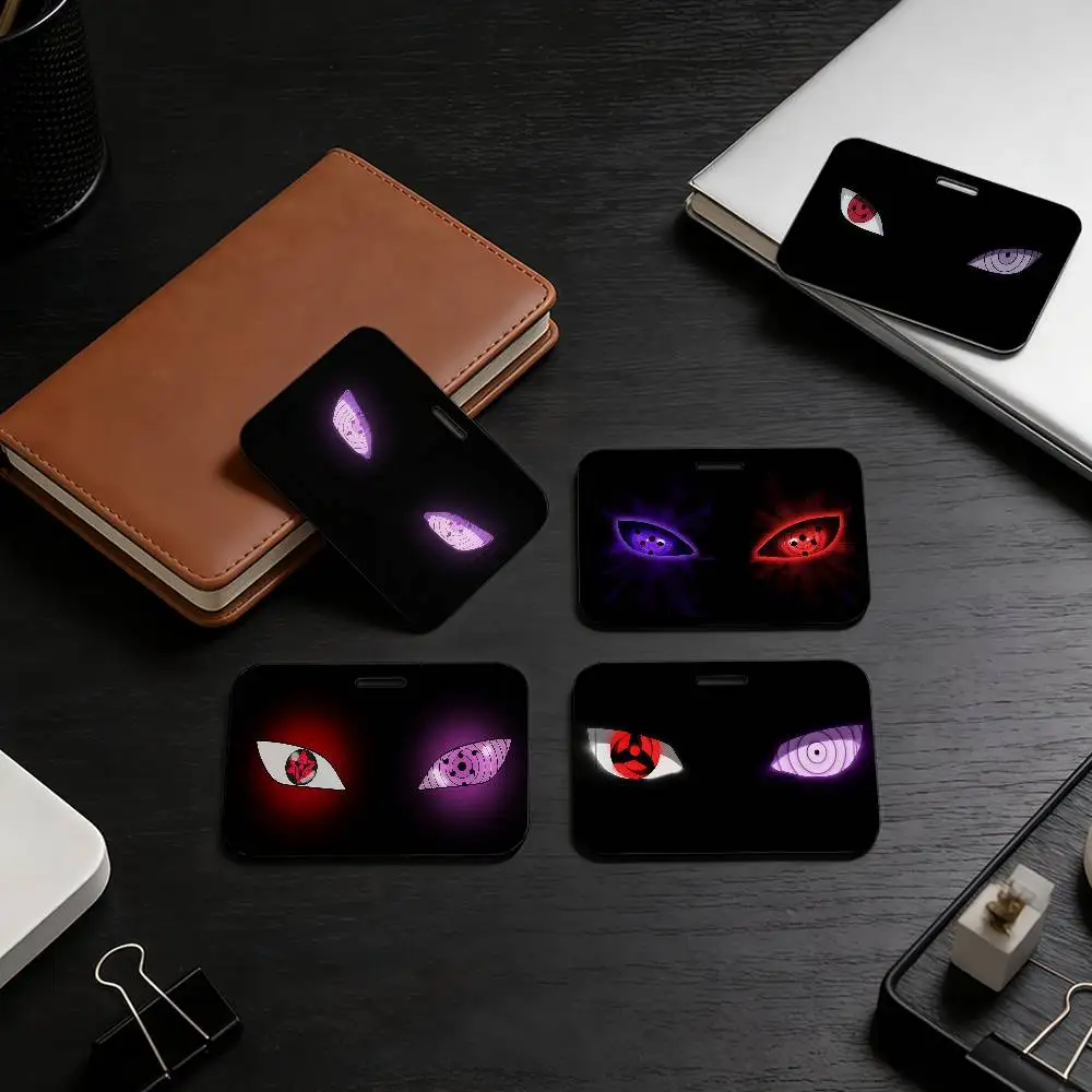 

Чехлы для карт N-Naruto Cool Eyes, держатели для пропусков, ремешок для студенческих и детских проездных билетов, чехол для ID-карт