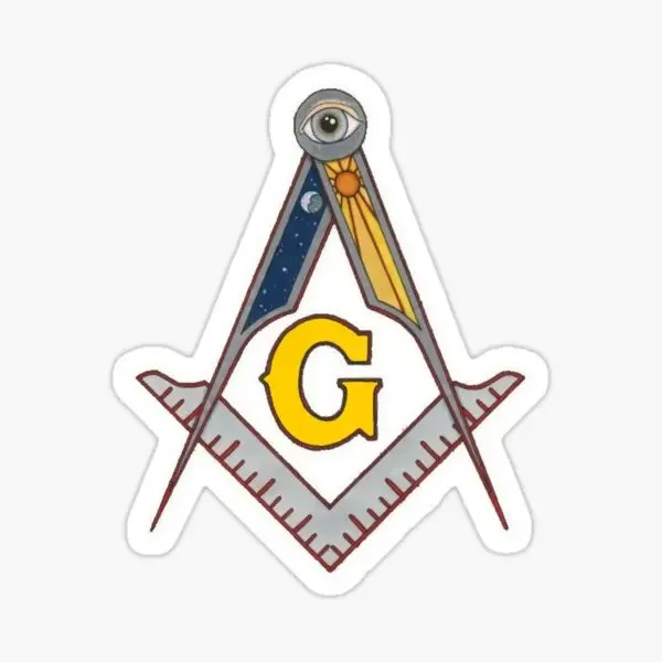 Freemasons The Eye of God Sticker for Decorate Camper Car Window Truck Bicycle Van Wall Glass Helmet Fridge Decal Accessories