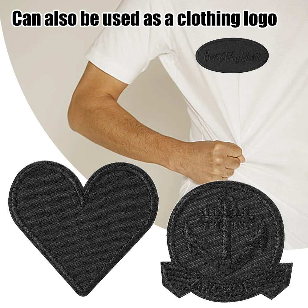 10 Stück schwarze selbst klebende Patches für Daunen jacken Hosen T-Shirt Kleidung Reparatur wasch bar Patch Regenmantel Regenschirm Stoff Aufkleber