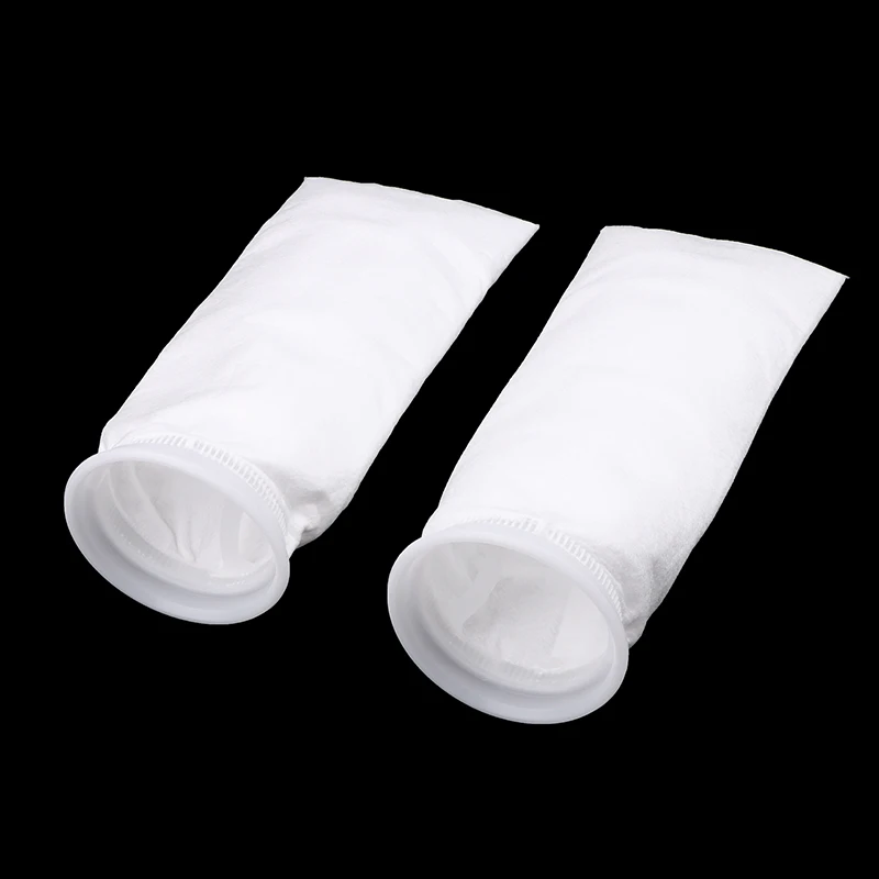 1PCS Aquarium Filter Socks Bags 50/75/100/150/200 Micron Reusable Fish Tank Felt Filter Bags For Fish Tank Filtration Pond