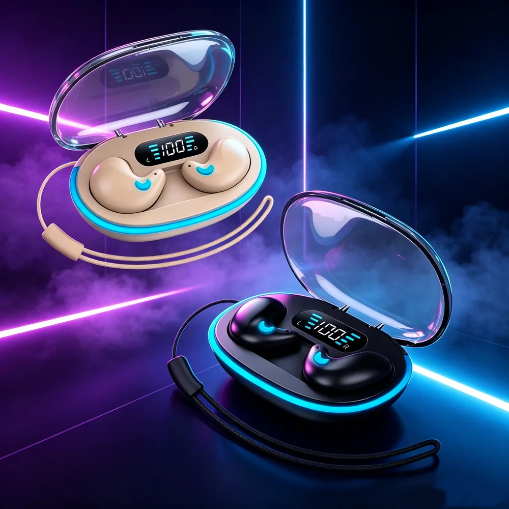 TWS Wireless Headphones Fone Bluetooth Headphones Wireless Earbuds Secure-clasp Bluetooth Earphones Prevent Accidental Drops