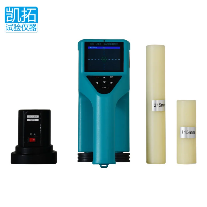 

GJT-L800 Integrated Floor Thickness Gauge Non-Metallic Thickness Detector Directly Shipped from High-Speed Rail Construction Man