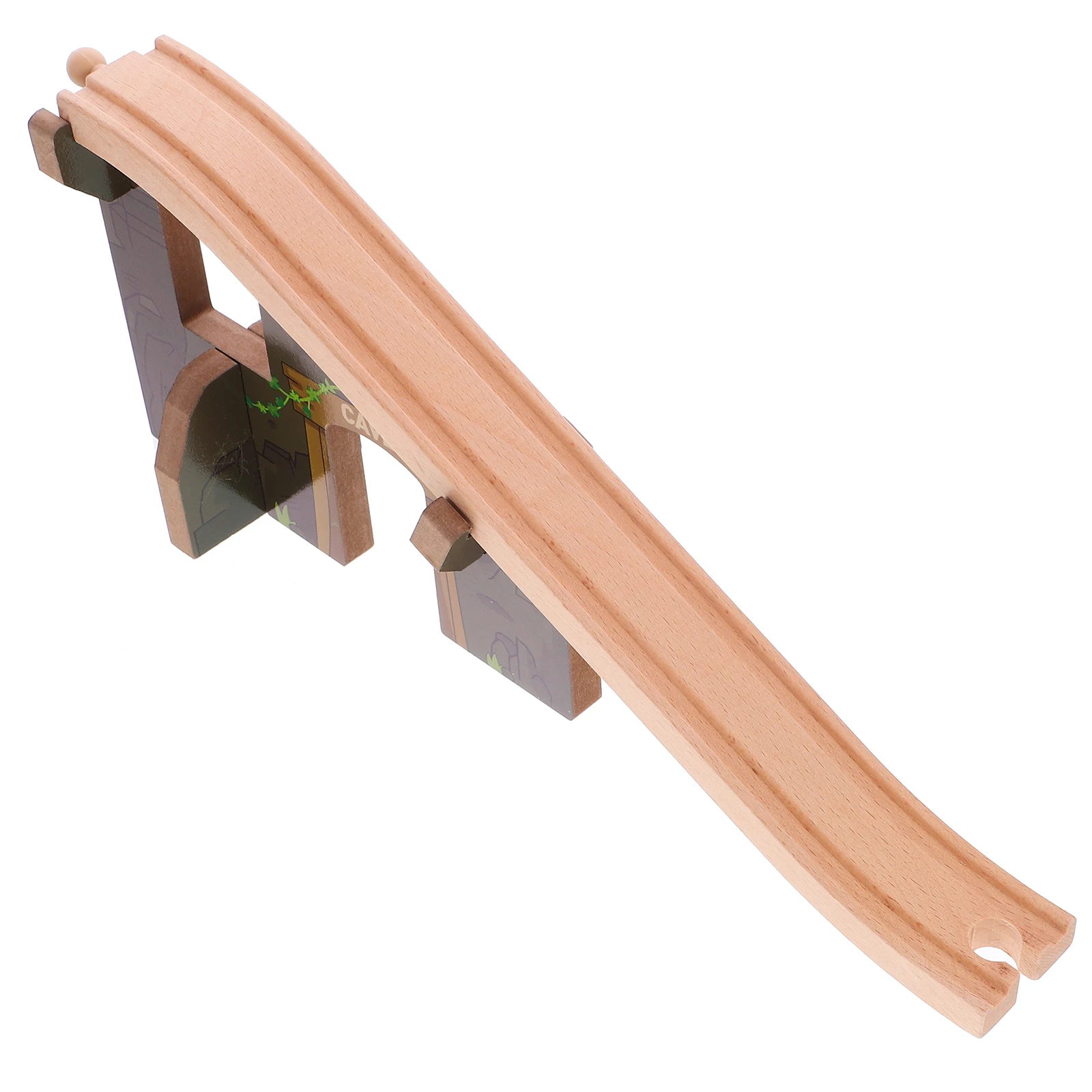 Wooden Train Track Educational Building Set for Creative Play Fine Motor Skill Development Hand-Eye Coordination