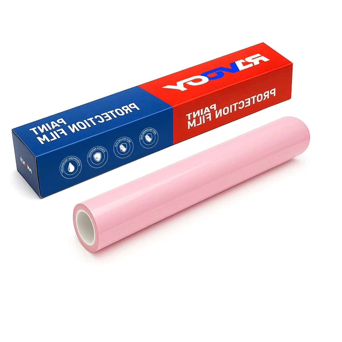 High Quality Glossy Baby Pink Vinyl Wrap Film Self-Adhesive Auto Tuning Vinyl Wrap & Motorcycle Stickers Durable Foil