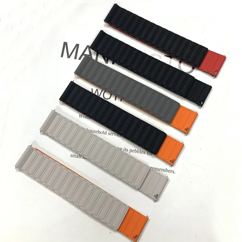 Magnetic Loop Strap For COROS APEX 4 Pro/4 42mm/APEX 2 Pro 46mm PACE 4 3 Silicone 22mm Bracelet For HUAWEI GT7 GT7 Pro 46mm Band