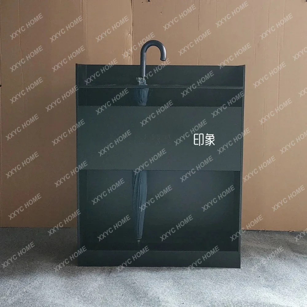 

A Commercial umbrella stand Sales office Welcome umbrella barrel Hotel lobby Umbrella stand Customized logo storage