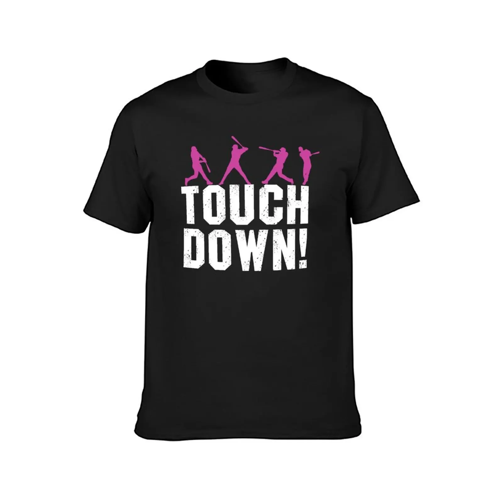 Funny Touchdown Baseball Football Women girl player T-Shirt new edition customs design your own t shirt for men