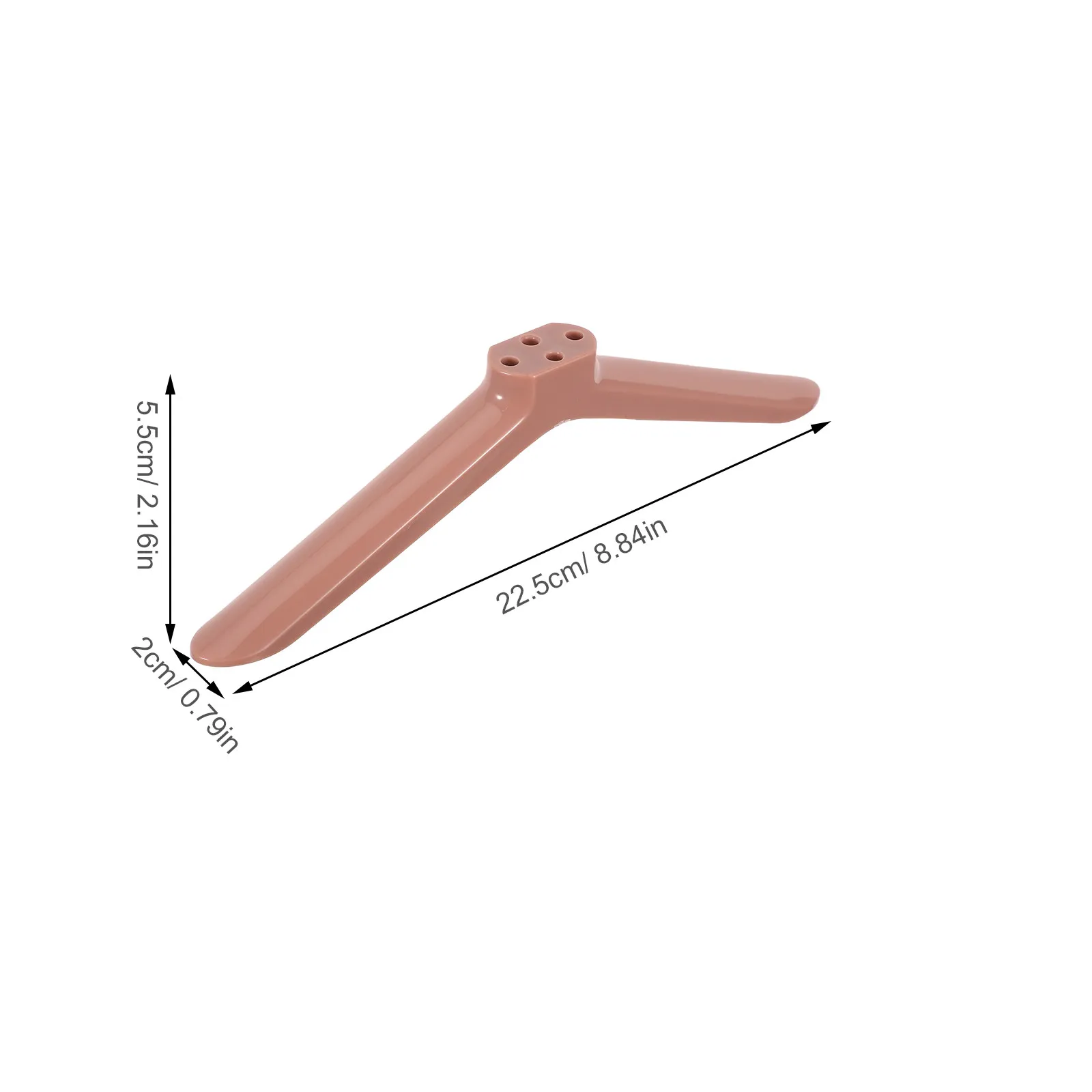 1Pair Universal TV Stand Legs Replacement Base for LCD LED TV Tabletop Freestanding Floor Stand with Screws Modern Minimalist