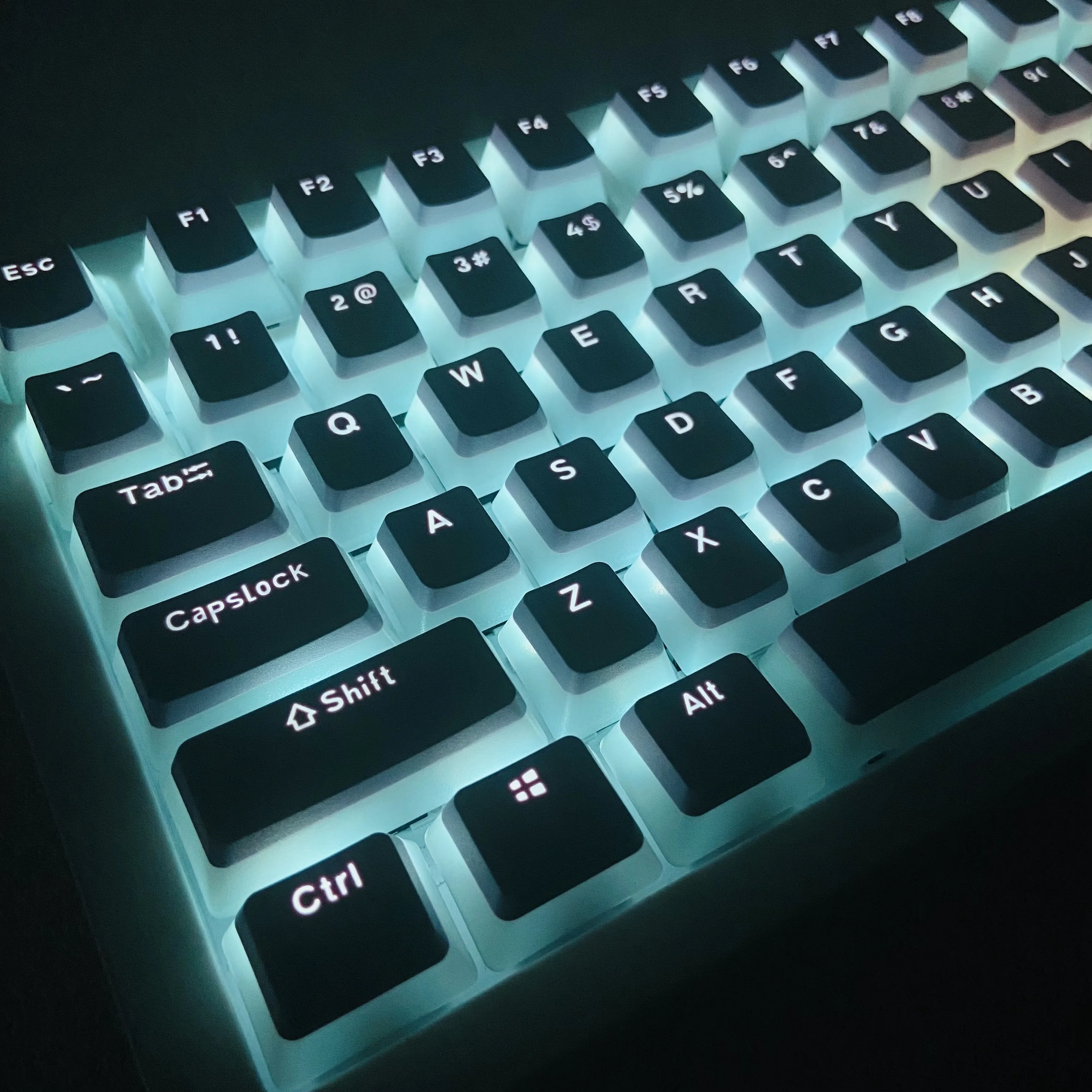Pudding Keycaps Transparent OEM PBT Key Caps for Gaming Keyboard Custom Mechanical Keyboard 68 75 80 95 108