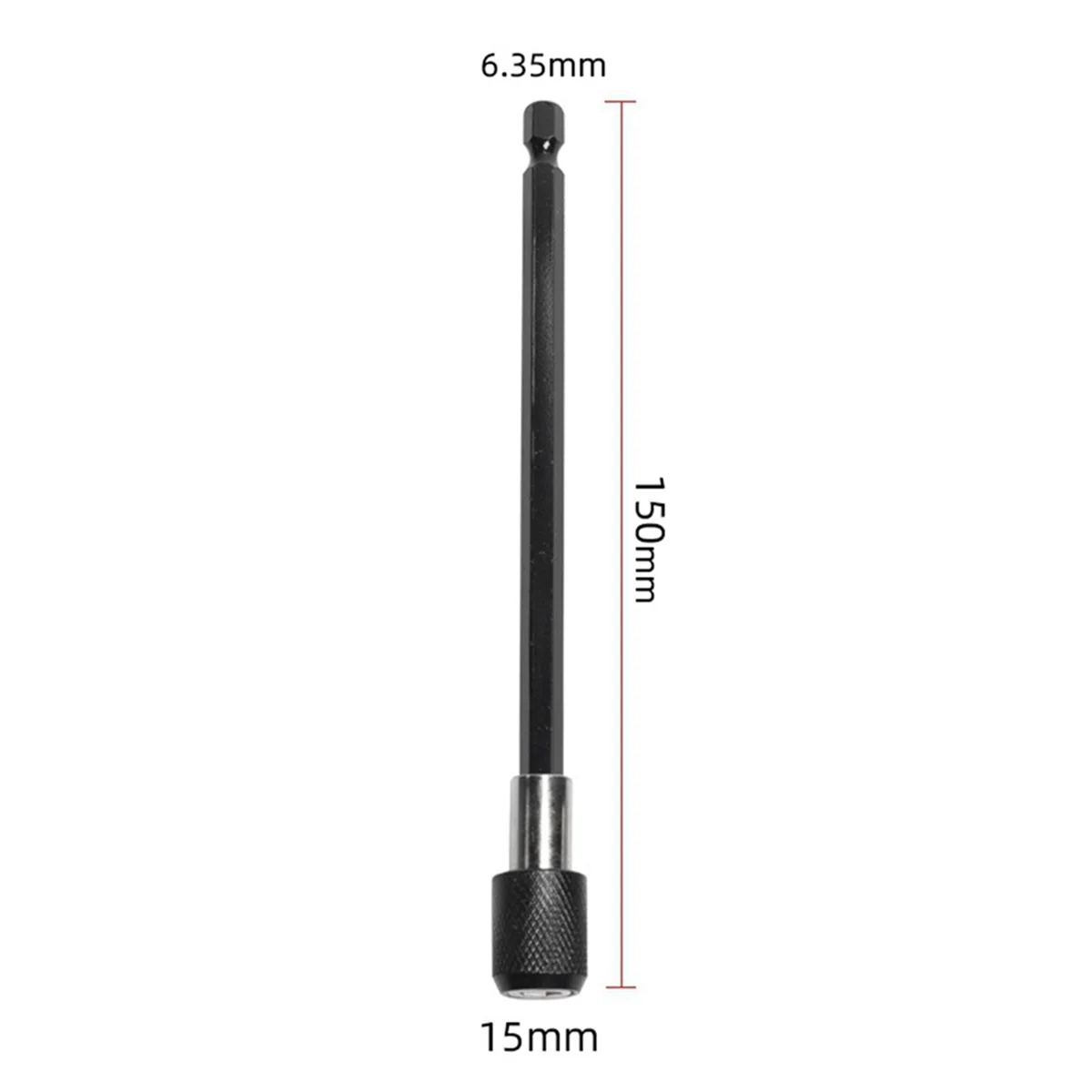 A89X 2 Sets Hexagon Quick Release Self-Locking Extension Rod Drill Driver Screwdriver Tool