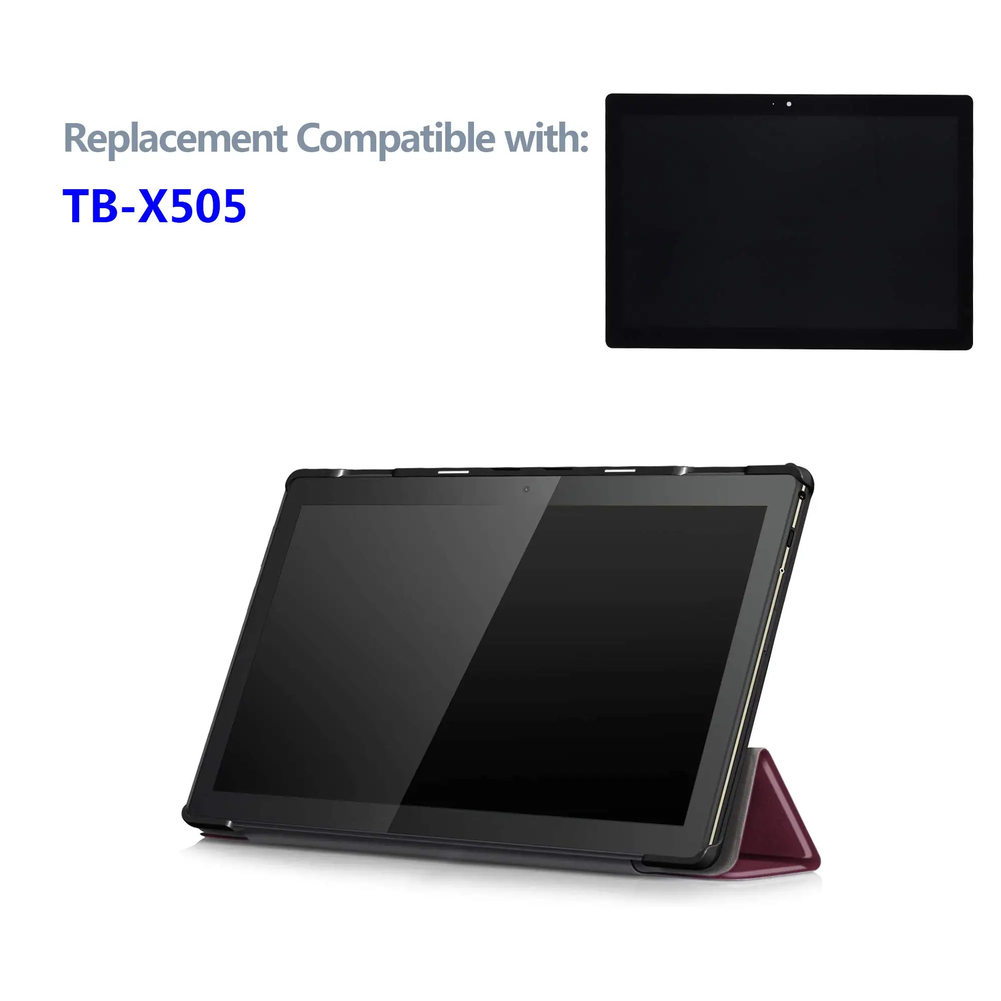 10.1” For Lenovo Tab M10 HD TB-X505 X505F TB-X505L X505 LCD Display Touch Screen Digitizer Assembly Replacement for TB-X505 LCD