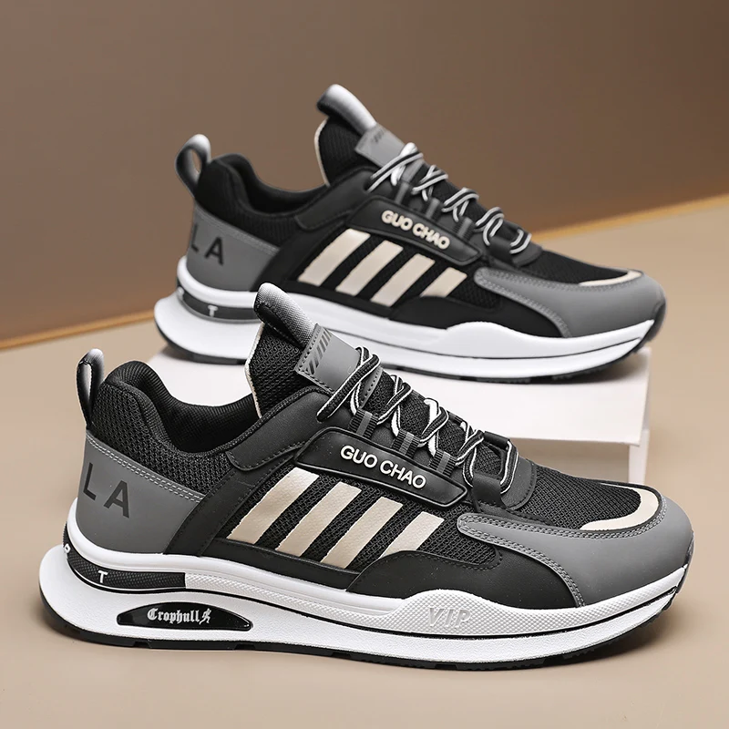 Summer Mesh Shoes Men Sneakers Breathable Light Men\'s Casual Shoes Lace-Up Walking Footwear Tenis Masculino Zapatillas Hombre 