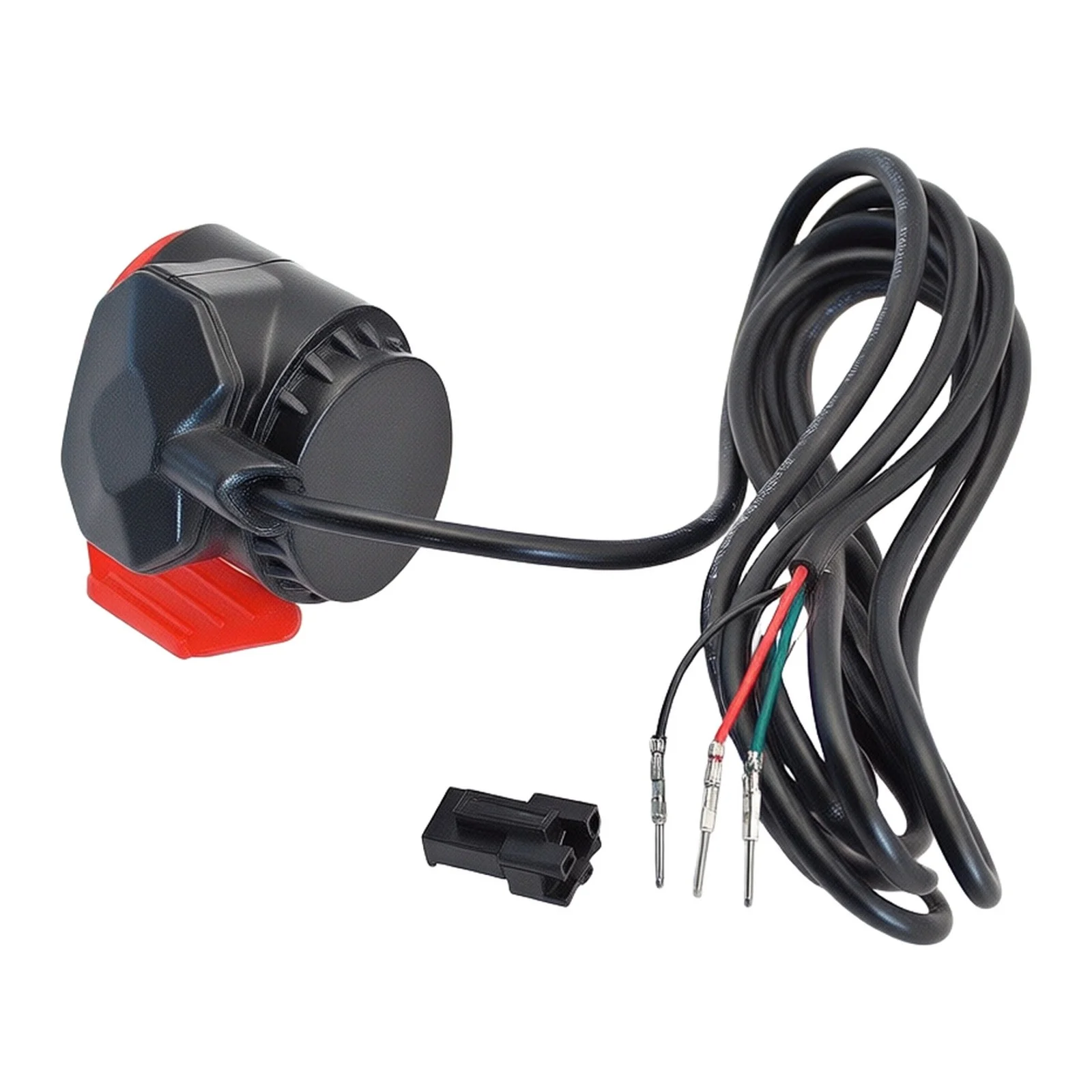 Brand New High Quality Thumb Throttle Part Connector Scooter Wear-Resistant ABS Accessory Black E-Bike Brand New
