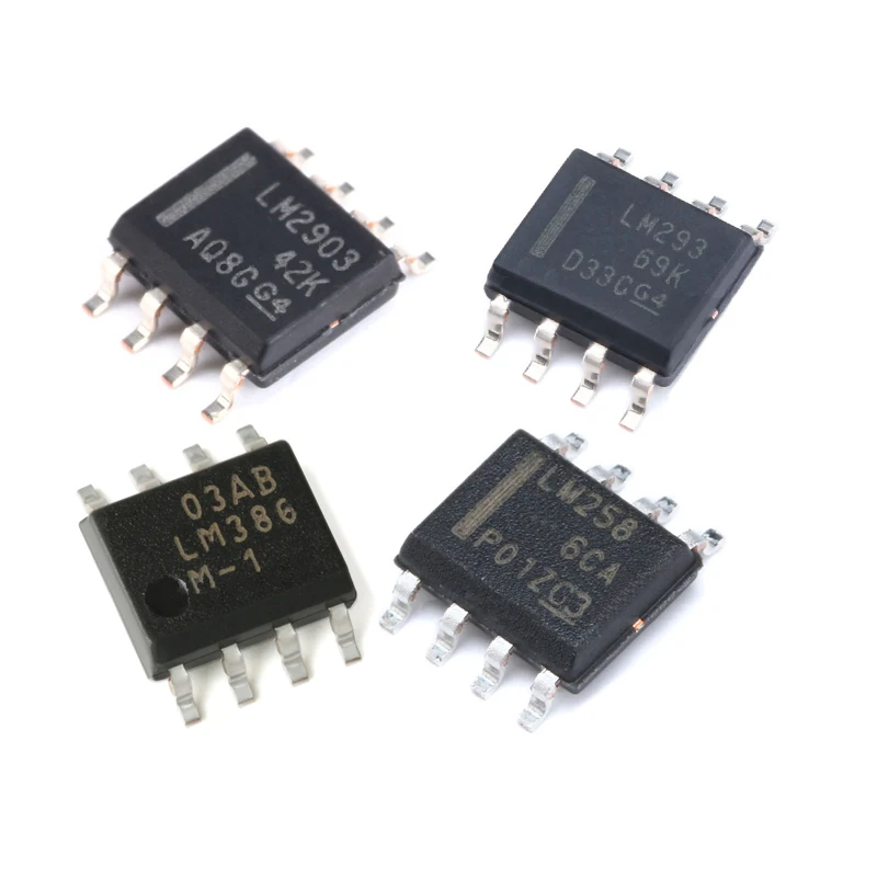 

20PCS LM358DR LM258DR LM293DR LM311DR LM331MX LM386MX LM393DR LM2903DR LM2904DR SOP8 Operational amplifier chip