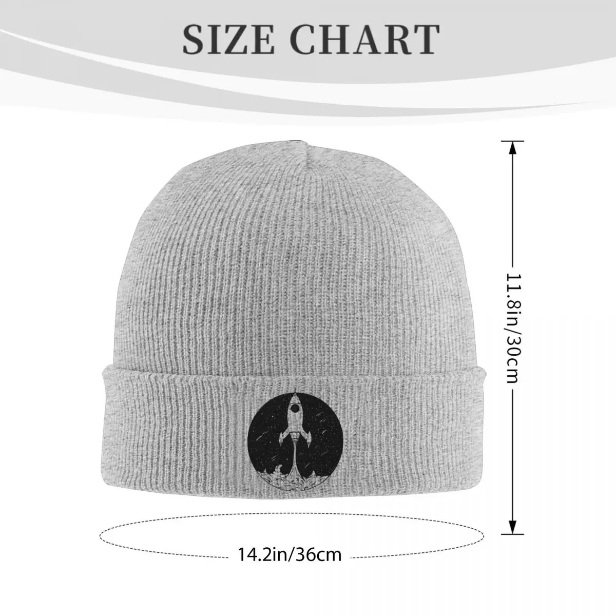 Start Of Journey Hat Autumn Winter Beanie Street Space Caps Men Women Acrylic Skullcap